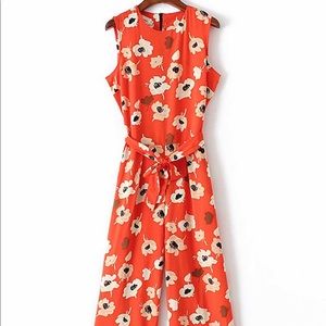 Flowery Jumpsuit